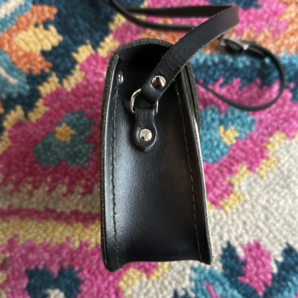 Mini Tiny Small Purse Black White The Cambridge Satchel Company New - Picture 6 of 8